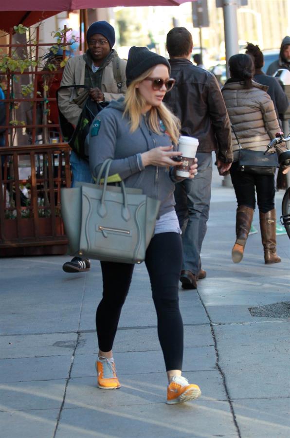 Hilary Duff Leaving a doctor’s office in Beverly Hills - Jan 16 2013 