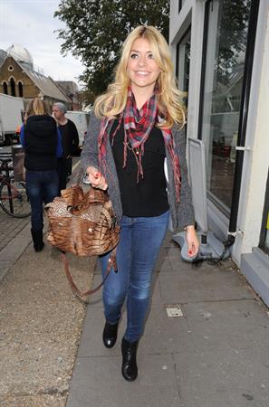 Holly Willoughby The Riverside Studios in London - October 10, 2012 