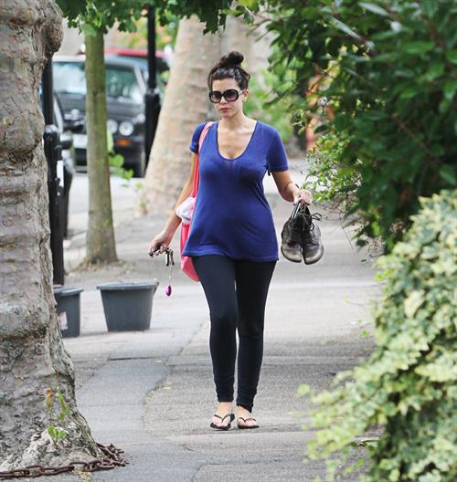 Imogen Thomas walking in London - August 28, 2012