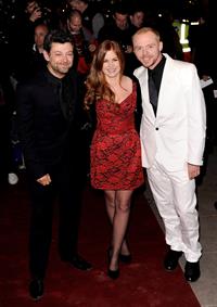 Isla Fisher Burke and Hare world premiere in London on October 25, 2010