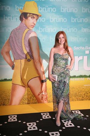 Isla Fisher attending the premiere of Bruno at Publicis Champs Elysees on June 15, 2009 in Paris, France