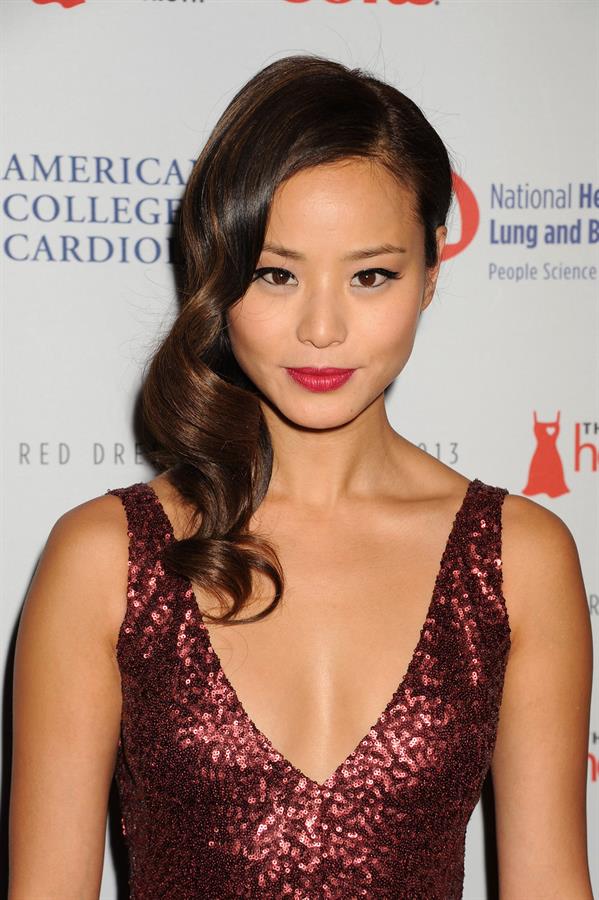 Jamie Chung The Heart Truth 2013 Fashion Show, Feb 6, 2013 