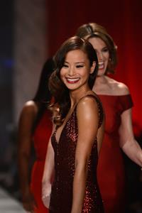 Jamie Chung The Heart Truth 2013 Fashion Show, Feb 6, 2013 