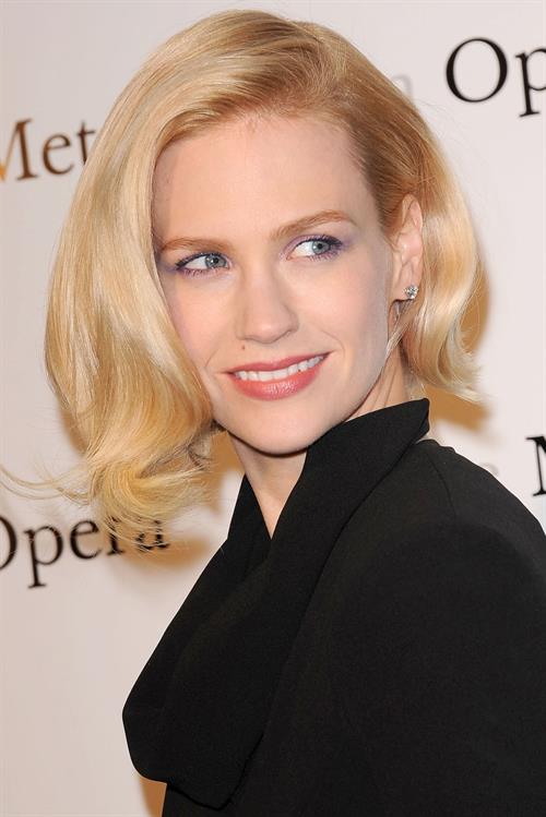 January Jones Metropolitan Opera Gala Premiere of Manon in New York on March 26, 2012 
