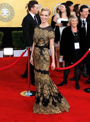 January Jones 17th annual Screen Actors Guild Awards on January 1, 2011