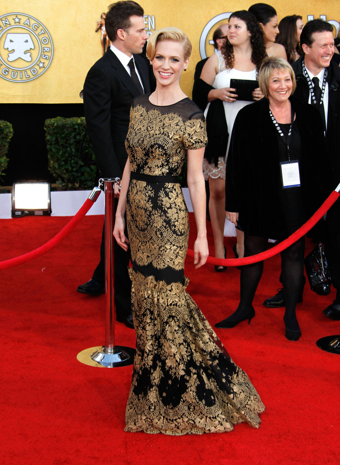 January Jones 17th annual Screen Actors Guild Awards on January 1, 2011