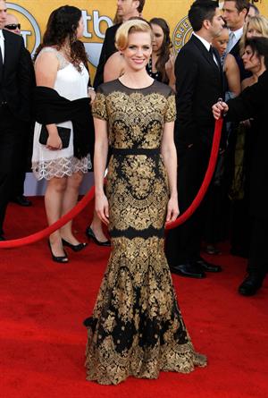 January Jones 17th annual Screen Actors Guild Awards on January 1, 2011