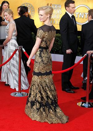 January Jones 17th annual Screen Actors Guild Awards on January 1, 2011
