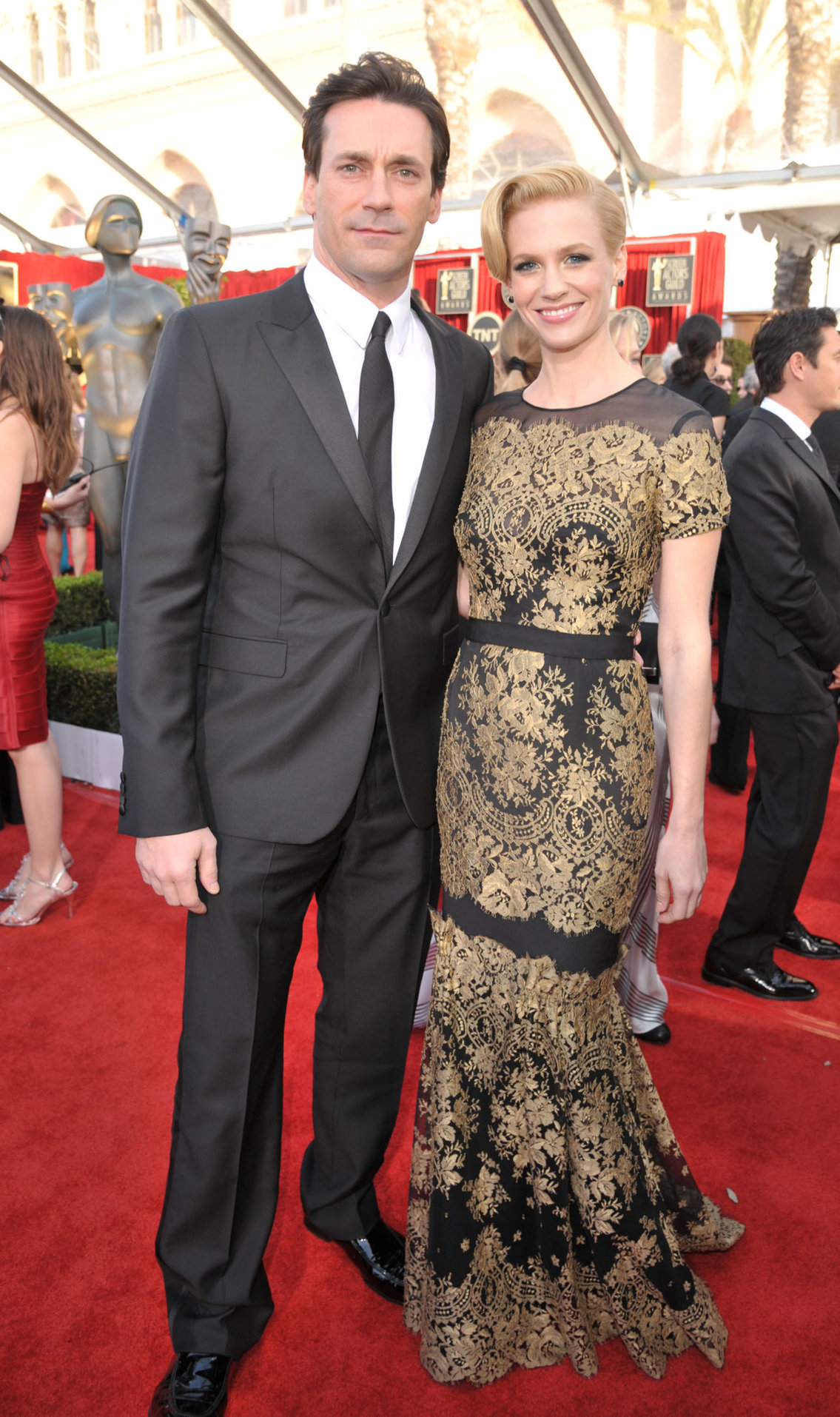 January Jones 17th annual Screen Actors Guild Awards on January 1, 2011