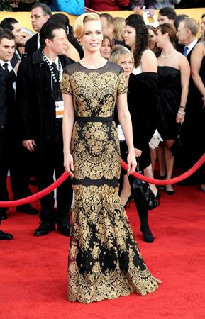 January Jones 17th annual Screen Actors Guild Awards on January 1, 2011