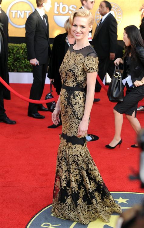 January Jones 17th annual Screen Actors Guild Awards on January 1, 2011