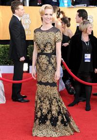 January Jones 17th annual Screen Actors Guild Awards on January 1, 2011