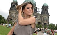 Jeanette Biedermann Jedermann Photocall & Pressekonferenz in Berlin on August 7, 2013