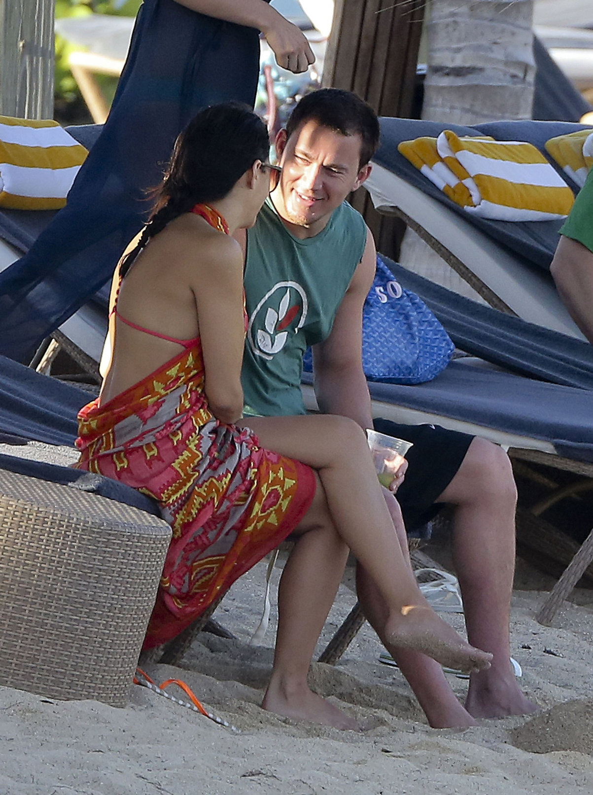 Jenna Dewan-Tatum - at the beach in St Barts 12/31/12  