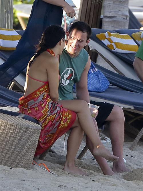 Jenna Dewan-Tatum - at the beach in St Barts 12/31/12  