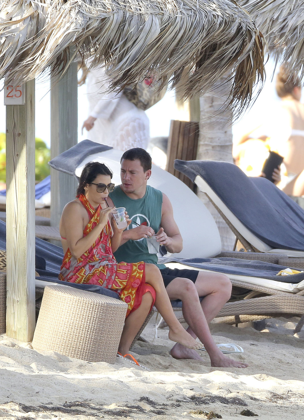 Jenna Dewan-Tatum - at the beach in St Barts 12/31/12  