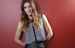 Jennifer Carpenter posing for Carlo Allegri portraits in New York City - October 26, 2012 