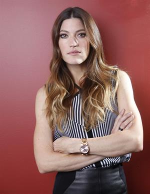 Jennifer Carpenter posing for Carlo Allegri portraits in New York City - October 26, 2012 