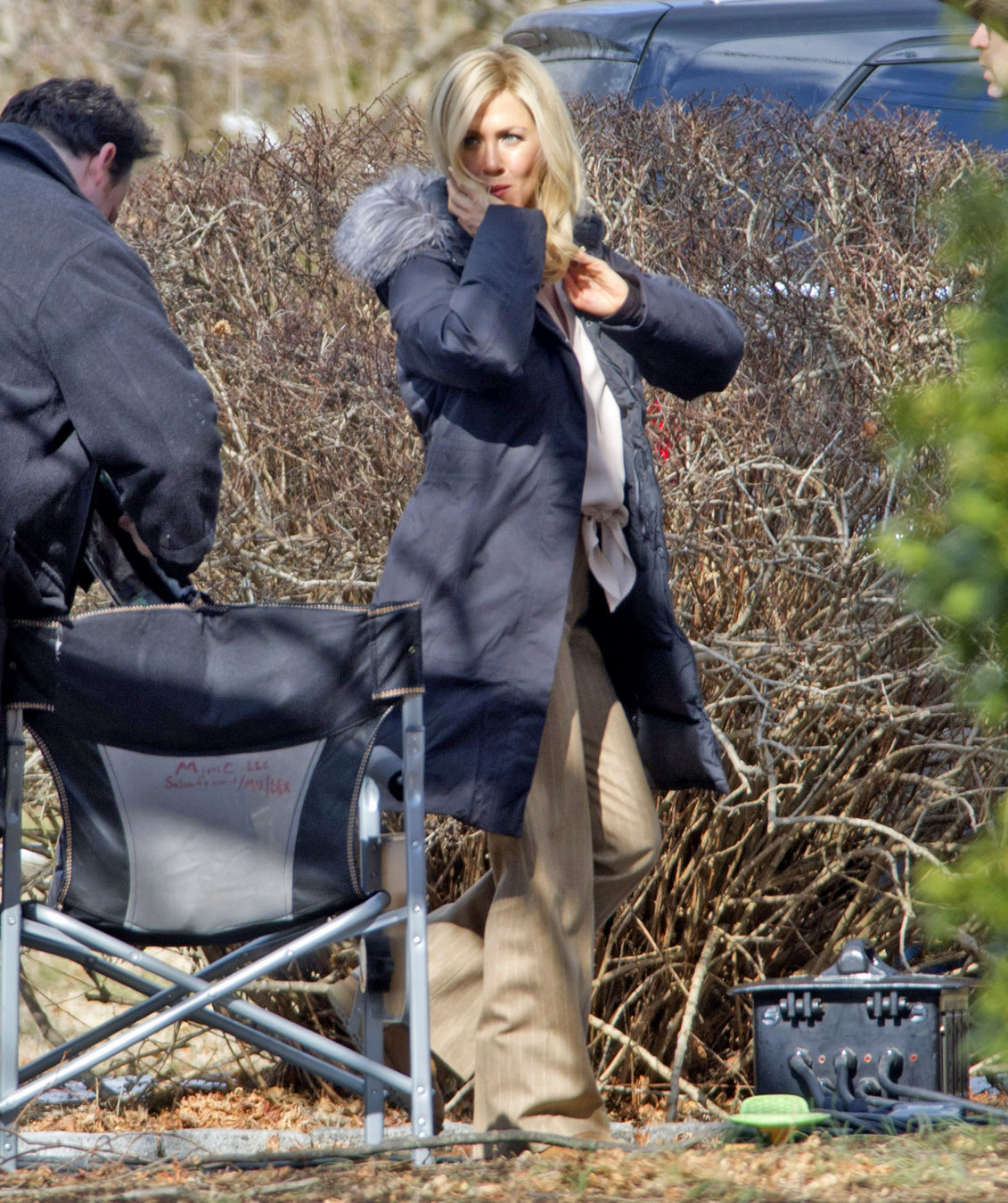 Jennifer Aniston - On the set of the Untitled Elmore Leonard Project in Connecticut (06.02.2013) 