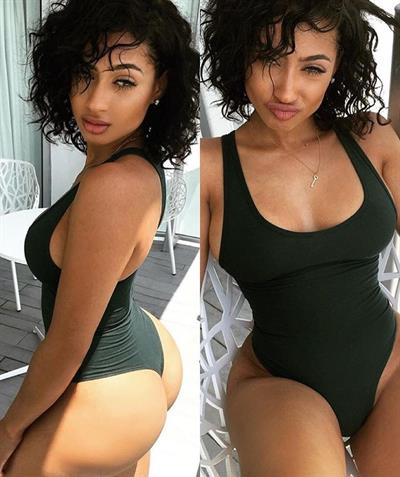 Tori Hughes in a bikini