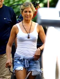 Jennifer Aniston On the Set of 'We're The Millers' in North Carolina on August 2, 2012