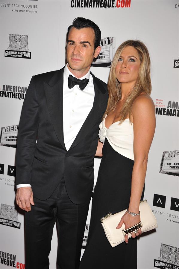 Jennifer Aniston 26th American Cinematheque Award Gala honoring Ben Stiller (November 15, 2012) 