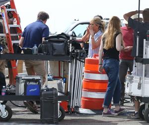 Jennifer Aniston set of 'We're the Miller' in NM 9/24/12 