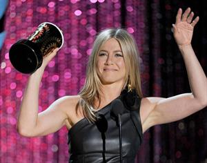 Jennifer Aniston at 2012 MTV Movie Awards, show, Los Angeles, June 3, 2012