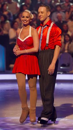 Jennifer Ellison Dancing on Ice Promos on January 15, 2012