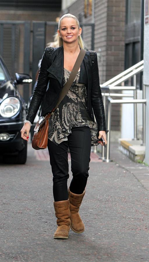 Jennifer Ellison ITV studios in London on February 17, 2012