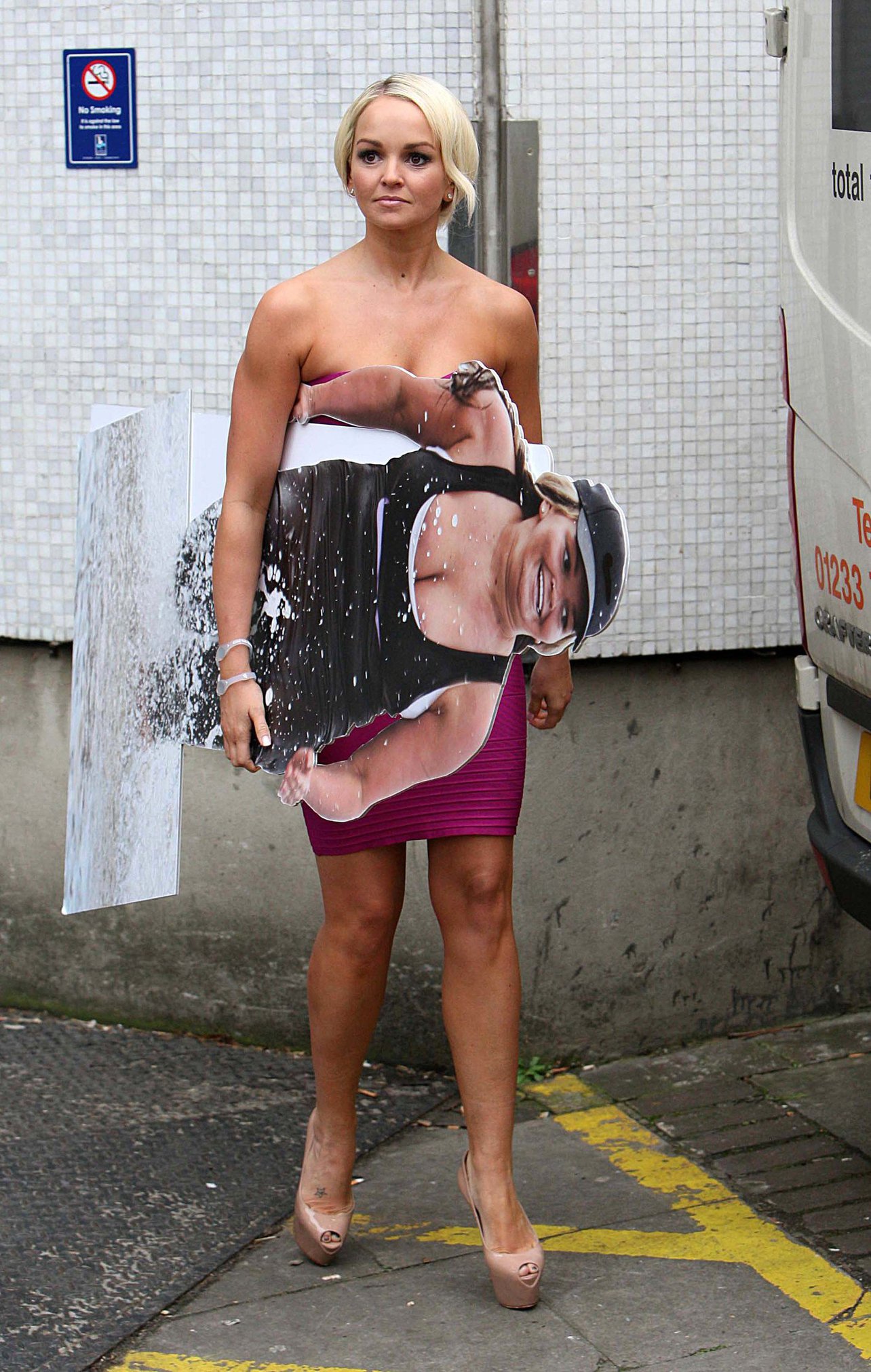 Jennifer Ellison ITV studios London 9th Jan 2012 