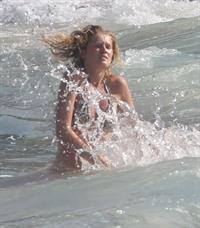 Toni Garrn in a bikini