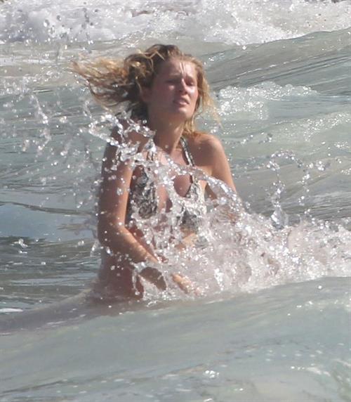 Toni Garrn in a bikini