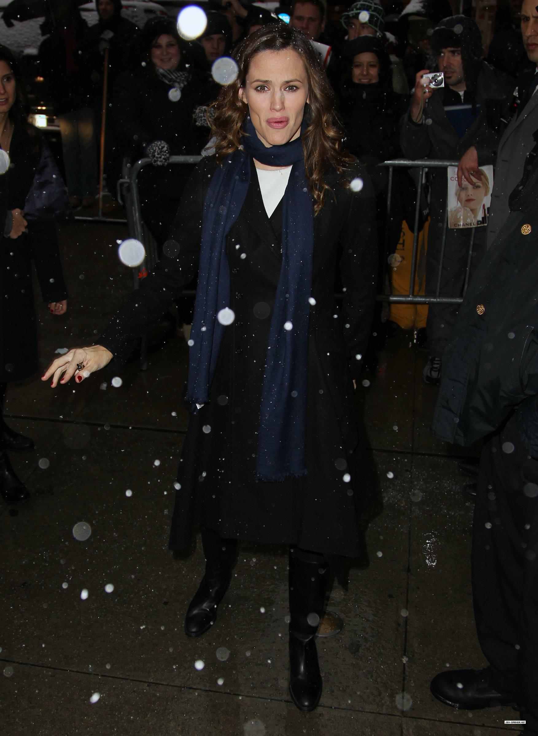 Jennifer Garner arriving at the Good Morning America Studios in New York City February 10, 2010