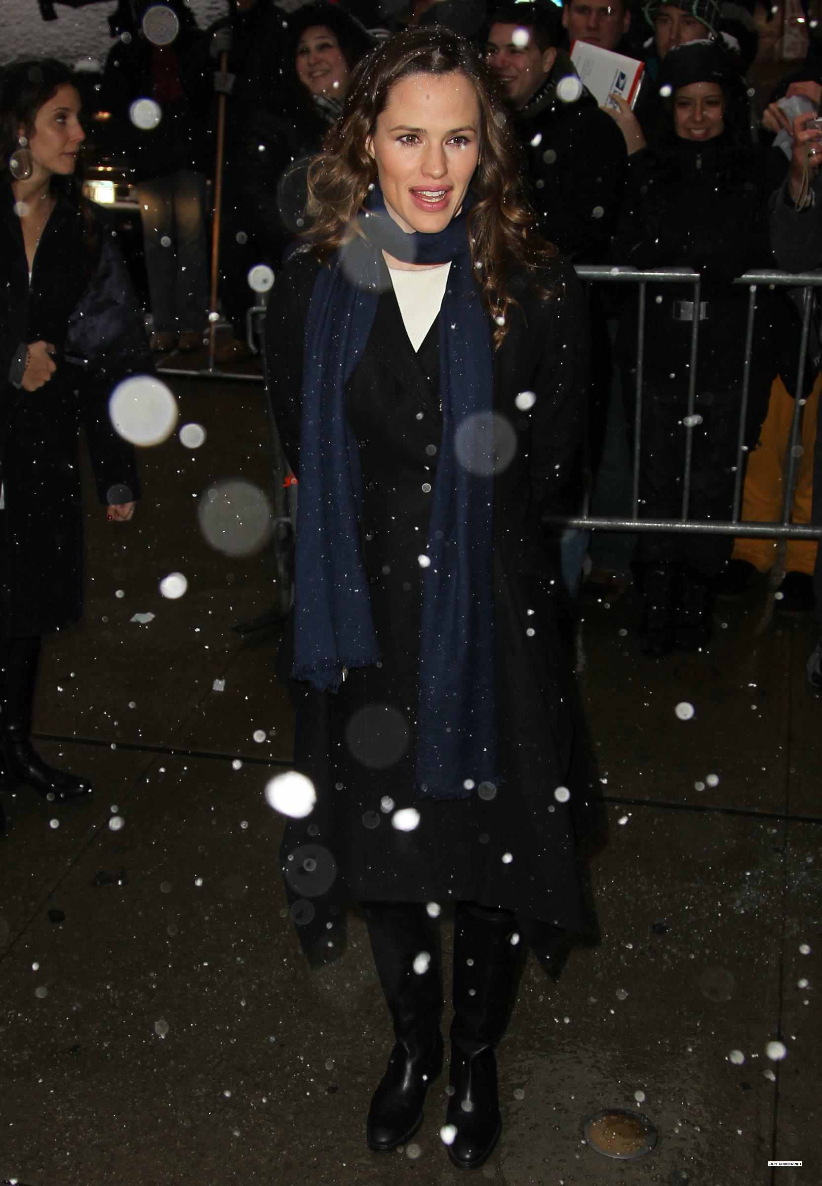 Jennifer Garner arriving at the Good Morning America Studios in New York City February 10, 2010