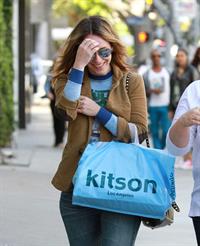 Jennifer Love Hewitt Shopping at Kitson in Beverly Hills April 6, 2013 