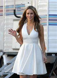 Jennifer Love Hewitt on the set of The Client List in Sherman Oaks February 1, 2013 