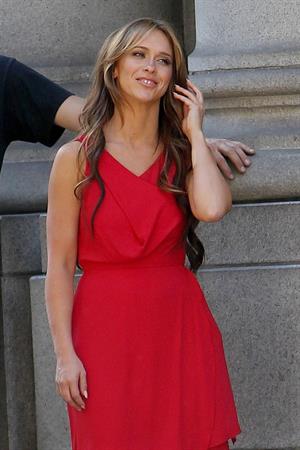 Jennifer Love Hewitt Set of ''The Client List'' in Downtown LA October 26, 2012