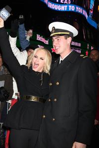 Jenny McCarthy New Year's Eve 2013 at Times Square in NYC 12/31/12 