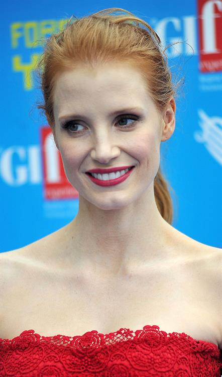 Jessica Chastain - Giffon Film Festival, Italy 7/21/13  