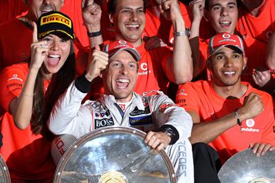 Jessica Michibata attends Formula 1 Australian Grand Prix in Melbourne (March 16-18, 2012) 