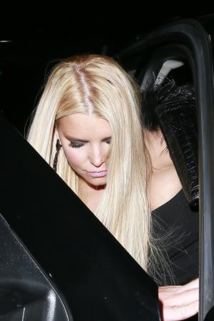 Jessica Simpson – Mastros Steakhouse candids LA 10/31/13  
