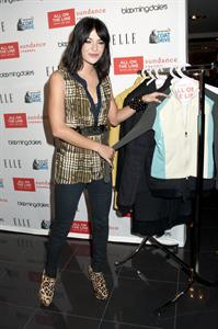 Jessica Szohr New York Cares Coat Drive at Bloomingdales in New York City On November 30, 2011 