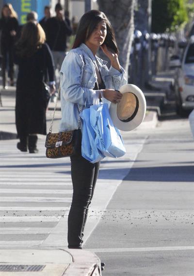 Jessica Szohr Shopping at Kitson, West Hollywood - December 20, 2012
