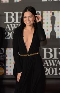 Jessie J at the 2013 BRIT Awards at the O2 Arena in London on February 20, 2013