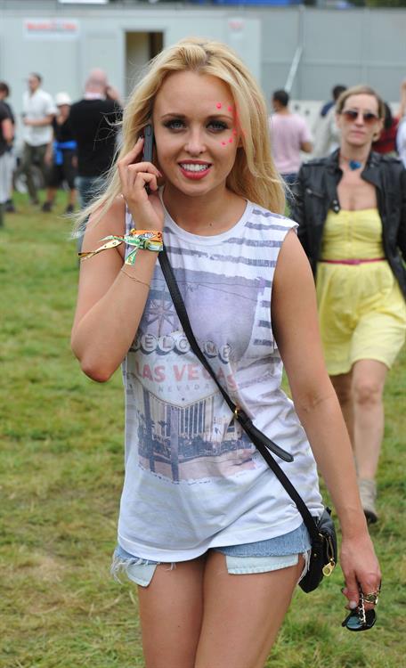 Jorgie Porter - at V Festival - August 18, 2012