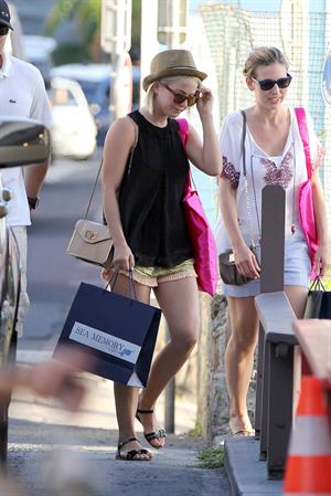 Julianne Hough shopping in St Barts 1/3/13  