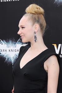Juno Temple -  The Dark Knight Rises  World Premiere in New York City on July 16, 2012