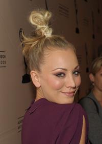 Kaley Cuoco attending the Academy of Television Arts Sciences at Leonard H Goldenson Theatre on February 18, 2010 