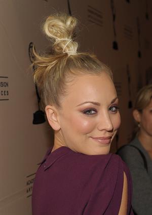 Kaley Cuoco attending the Academy of Television Arts Sciences at Leonard H Goldenson Theatre on February 18, 2010 